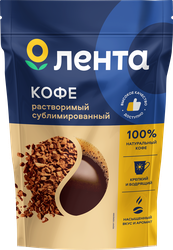 Кофе растворимый ЛЕНТА сублимированный, 180г, изображение