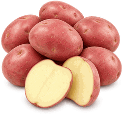 Картофель красный мытый, весовой, картинка
