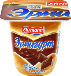 Пудинг EHRMANN Эрмигурт Экстра Royal Chokolate 3,2%, без змж, 100г, крупный план