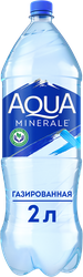 Вода питьевая AQUA MINERALE газированная, 2л, вид