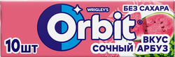 Жевательная резинка ORBIT Сочный арбуз, 13,6г, изображение