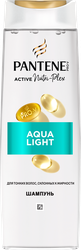 Шампунь для тонких, жирных волос PANTENE Aqua Light легкий, питательный, 400мл, детальное фото