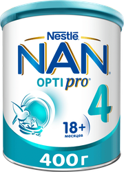 Молочко детское для роста, иммунитета и развития мозга NAN 4 Optipro, с 18 месяцев, 400г, вид