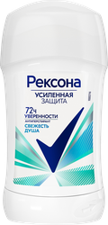 Дезодорант-антиперспирант стик женский РЕКСОНА Свежесть душа, 40мл, фотография