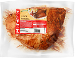 Рулька свиная для запекания МИРАТОРГ в маринаде, на кости, весовая, крупный план