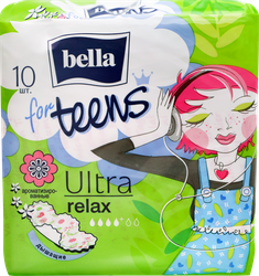 Прокладки гигиенические BELLA Ultra Relax Deo супертонкие, впитывающие, 10шт, детальное фото