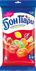 Карамель леденцовая БОН ПАРИ Фруктовый микс, 1кг, картинка