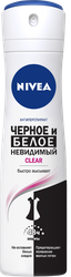 Дезодорант-антиперспирант спрей женский NIVEA Черное и Белое Невидимая защита для тела, 150мл, фотография