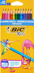 Карандаши цветные BIC Kids Tropicolors, 12шт, вид