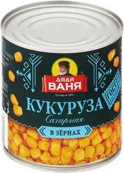 Кукуруза ДЯДЯ ВАНЯ сладкая, 340г, детальное фото