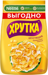 Хлопья кукурузные NESTLE Хрутка, хрустящие обогащенные кальцием, 700г, вид