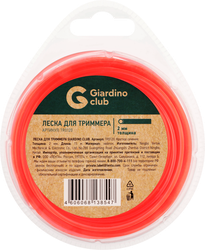 Леска для триммера GIARDINO CLUB d=2мм 15м, нейлон, Арт. TR0120/AODE-002, изображение