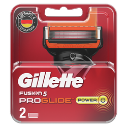 Кассеты сменные для бритья FUSION Fusion ProGlide Power, 2шт, крупный план