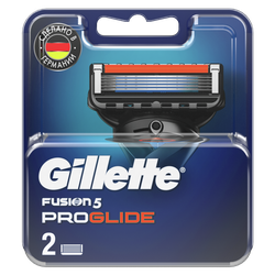Кассеты сменные для бритья GILLETTE Fusion5 ProGlide, 2шт, картинка