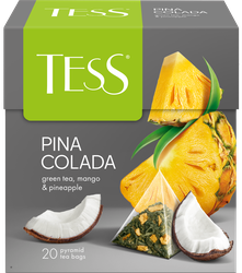 Чай зеленый TESS Pina Coladа, 20пир, вид