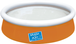 Бассейн детский BESTWAY Splash and Play! 477л 152х38см, с надувным бортом, Арт. 57241, изображение