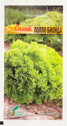Семена ГАНСУ ХЕНГ ЛОНГ Салат Лолло Бионда, 0,6г, фото