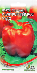 Семена ДОМ СЕМЯН Перец сладкий красный Калифорнийское чудо, 0,3г, вид