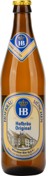 Пиво светлое HOFBRAU Хофброй оригинальное фильтрованное пастеризованное, 5,1%, 0.5л, картинка