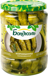 Корнишоны маринованные БОНДЮЭЛЬ, 580мл, вид
