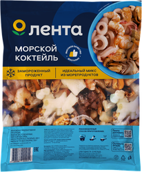 Морской коктейль замороженный ЛЕНТА, 400г, фото