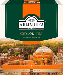 Чай черный AHMAD TEA Цейлонский, 100пак, фотография