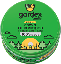 Свеча репеллентная от комаров GARDEX Family, картинка
