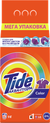 Стиральный порошок для цветного белья TIDE Аквапудра Color, автомат, 9кг, картинка