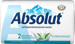 Туалетное мыло ABSOLUT Classic антибактериальное, освежающее, 90г, фотография