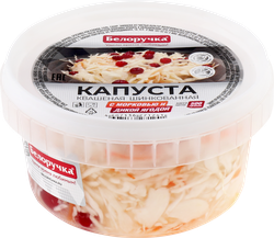 Капуста квашеная БЕЛОРУЧКА с дикой ягодой, 500г, вид