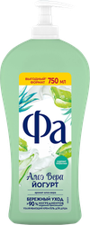 Гель для душа ФА Yoghurt Алоэ Вера, 750мл, изображение