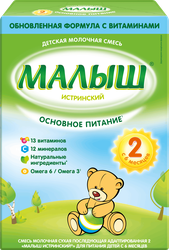 Смесь молочная МАЛЫШ ИСТРИНСКИЙ 2, с 6 месяцев, 350г, фото