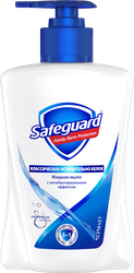 Жидкое мыло SAFEGUARD Классическое ослепительно белое, 225мл, картинка