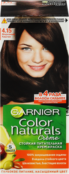 Крем-краска для волос COLOR NATURALS 4.15 Морозный каштан, с 3 маслами, 110мл, фото
