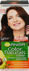 Крем-краска для волос COLOR NATURALS 5.25 Горячий шоколад, с 3 маслами, 110мл, фотография