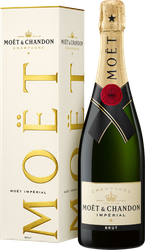 Вино игристое MOET & CHANDON Империаль выдержанное белое брют, п/у, 0.75л, вид