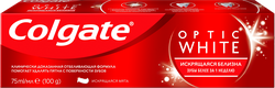 Зубная паста COLGATE Optic White Искрящаяся мята отбеливающая, 75мл, картинка