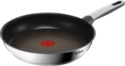 Сковорода TEFAL Emotion 28см, нержавеющая сталь, индукция, антипригарное покрытие, Арт. G7600645, вид