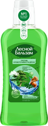 Ополаскиватель для десен ЛЕСНОЙ БАЛЬЗАМ с экстрактом коры дуба и пихты на отваре трав, при кровоточивости, 400мл, крупный план