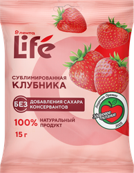 Клубника ЛЕНТА LIFE сублимированная, фото