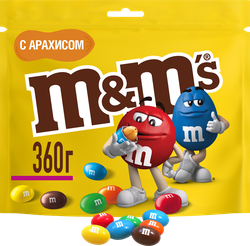 Драже M&M'S С арахисом, 360г, детальное фото