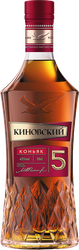 Коньяк КИНОВСКИЙ 5 лет 40%, 0.5л, фото