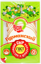 Сыр ГОРОД СЫРА Гурманский 40%, нарезка, без змж, 150г, изображение
