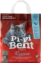 Изображение товара Наполнитель бентонитовый для кошачьего туалета PI-PI-BENT комкующийся, 5кг