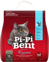 Наполнитель бентонитовый для кошачьего туалета PI-PI-BENT комкующийся, 5кг, фото