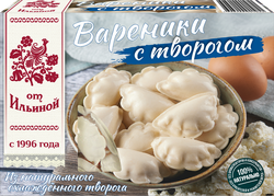 Изображение товара Вареники ОТ ИЛЬИНОЙ с творогом, 450г