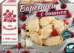 Изображение товара Вареники ОТ ИЛЬИНОЙ с вишней, 450г