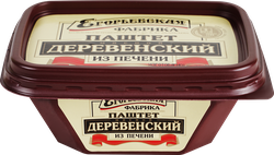Паштет из печени КФ ЕГОРЬЕВСКАЯ Деревенский, 150г, картинка
