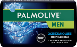 Мыло туалетное PALMOLIVE Men Северный океан, освежающее, 90г, детальное фото