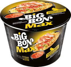 Лапша BIGBON с пряным соусом с курицей, 95г, изображение